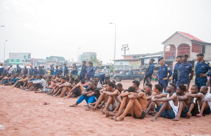 Kinshasa : Plus de 1.300 Kulunas arrêtés dans le cadre de l’opération « Ndobo »