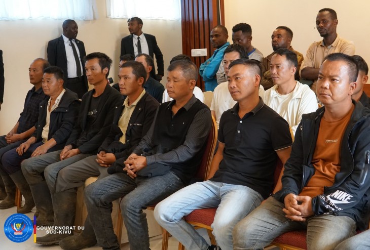 Sud-Kivu : Arrêtés pour exploitation illicite des minerais à Walungu, 17 sujets chinois s’évadent