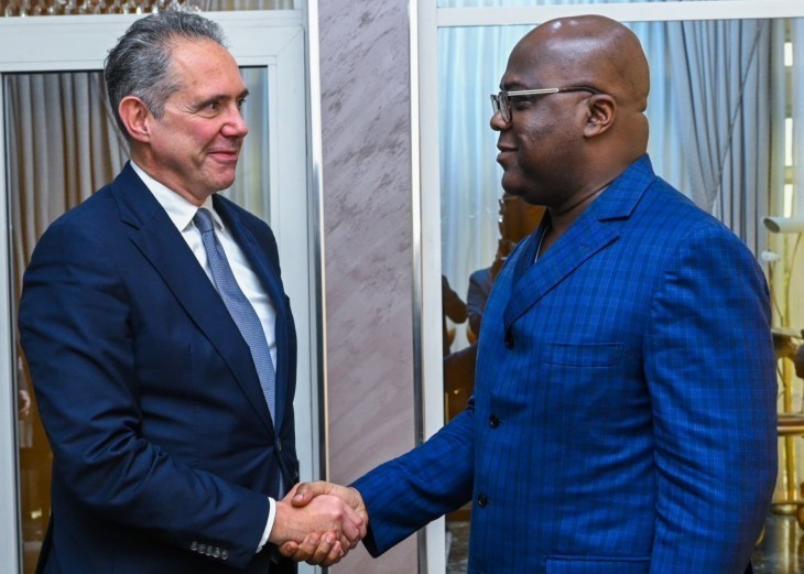 Guerre en RDC : Reçu par Tshisekedi, le Représentant spécial de l’UE dans le Grands Lacs compatit