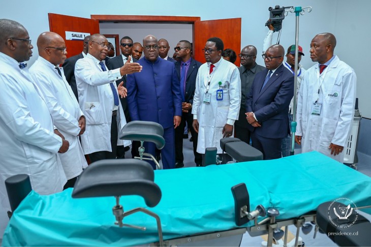 RDC : A Lubumbashi, Félix Tshisekedi a inauguré un Centre Médical portant son nom