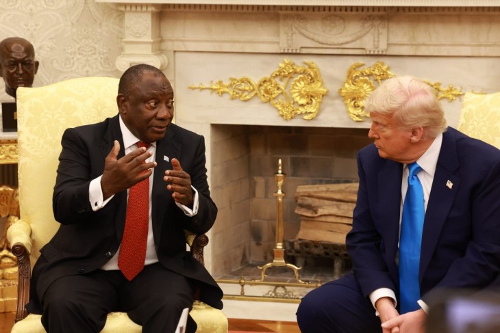 Reçu par Trump, Ramaphosa a rejeté toute forme de persécution des fermiers blancs en Afrique du Sud