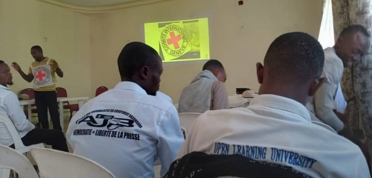 Nord-Kivu : des journalistes membres de l'AJB outillés sur le DIH par le CIR à Kasindi