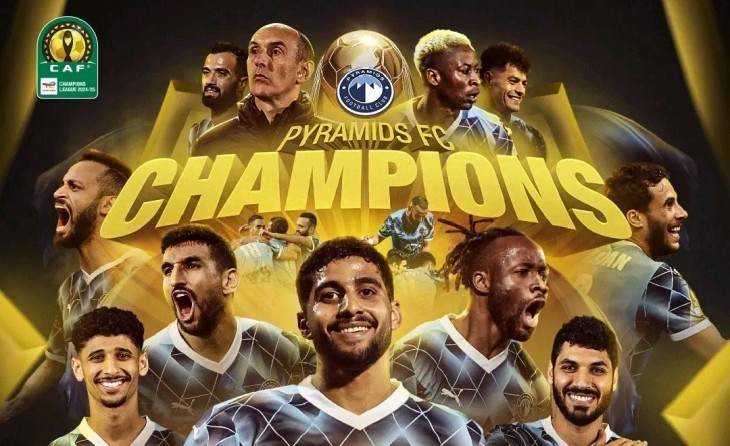 CAF-LDC: Fiston Mayele Kalala et les Pyramids sacrés champions face aux Mamelodi sundowns