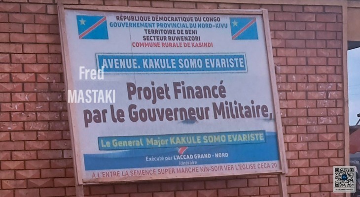 À Kasindi : la lenteur des travaux de réhabilitation lancés par le gouvernorat inquiète les habitant